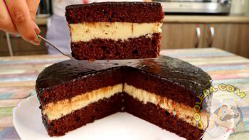 Вкуснейший торт «Пломбир в шоколаде»